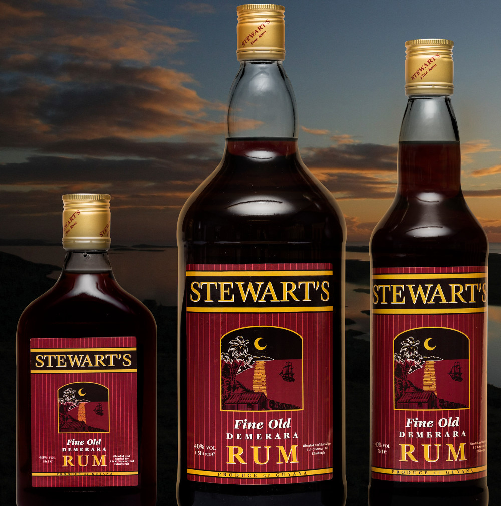 Stewarts Rum Available know from J W Filshill Glasgow picture